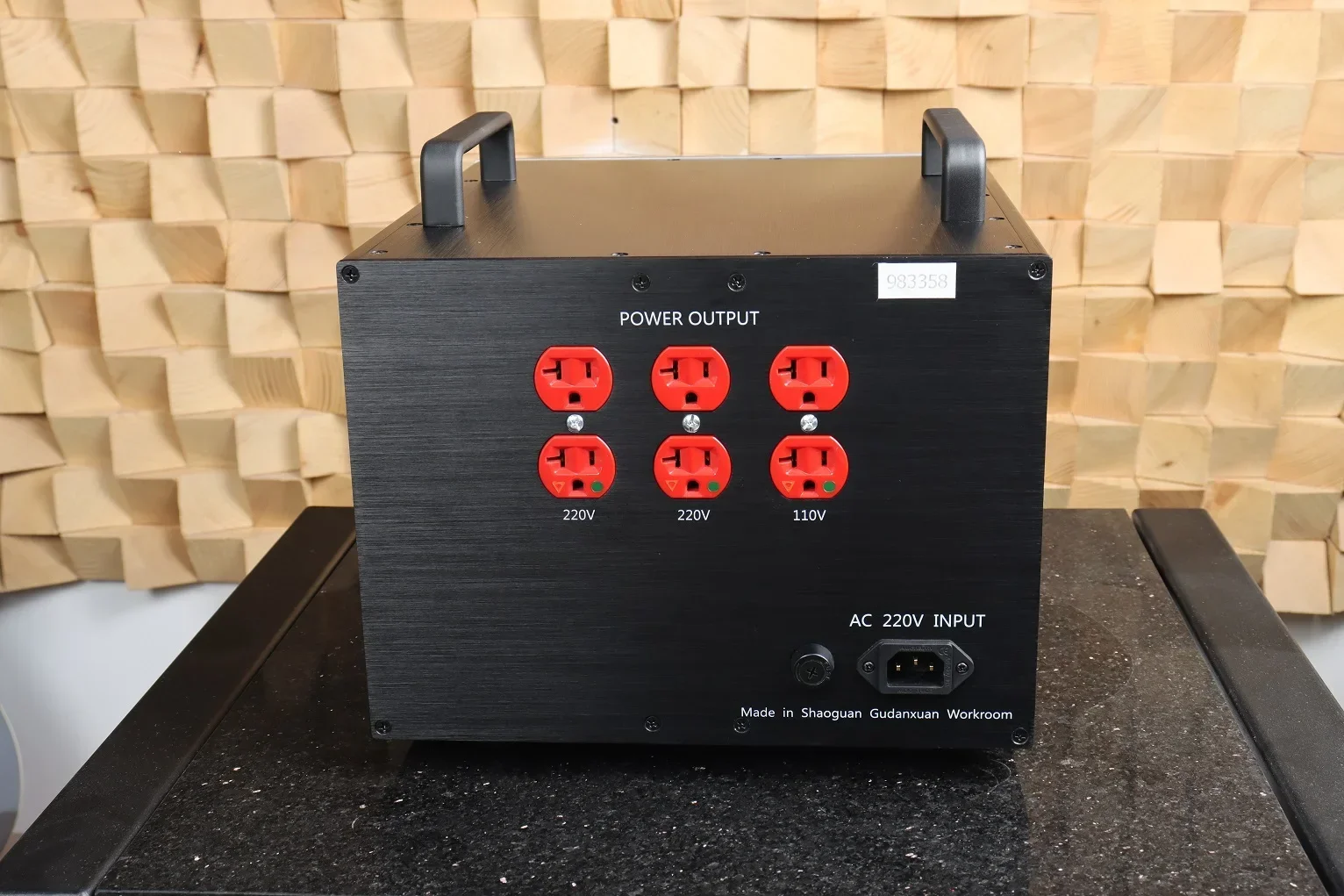 Three in one 3000W audio hifi stabilized power supply with no hum 220/110/100 upgraded isolated cow filter