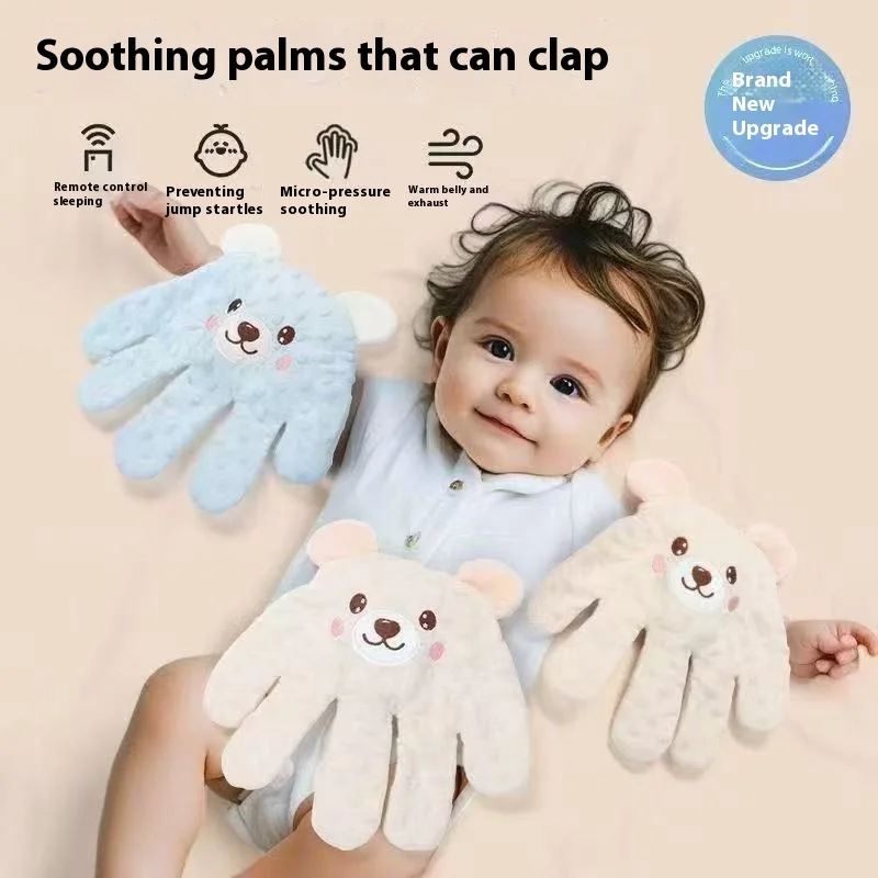Automatisch schaukelnder Baby-Schlafschnuller – freihändiges Anti-Verlauf-Plüschkissen-Spielzeug, sofortige Schlafhilfe als Geschenk für Neugeborene