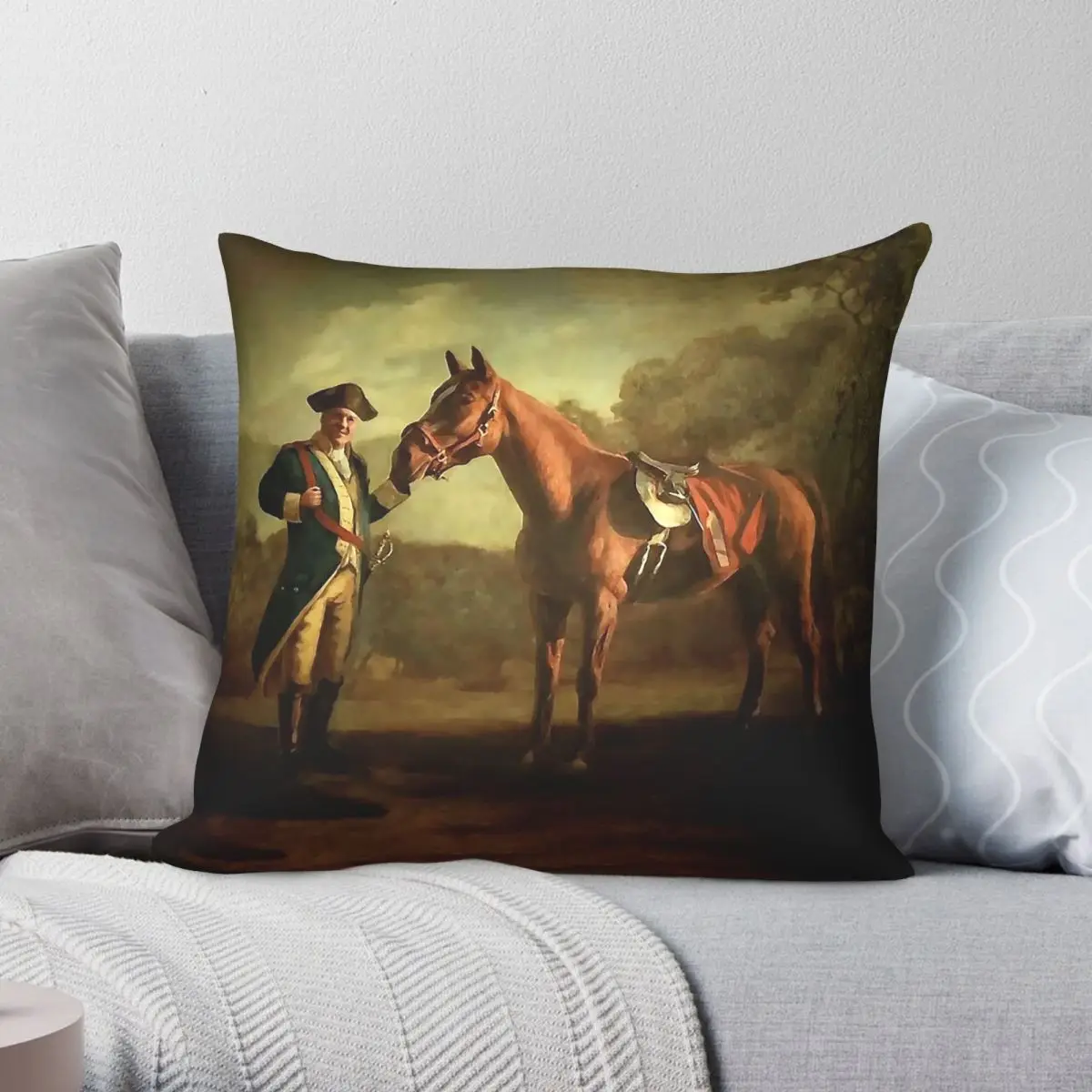 Tony Sopranos With Pie O My Square Pillowcase Polyester Linen Velvet Printed Zip Decorative Bed Cushion Cover 18