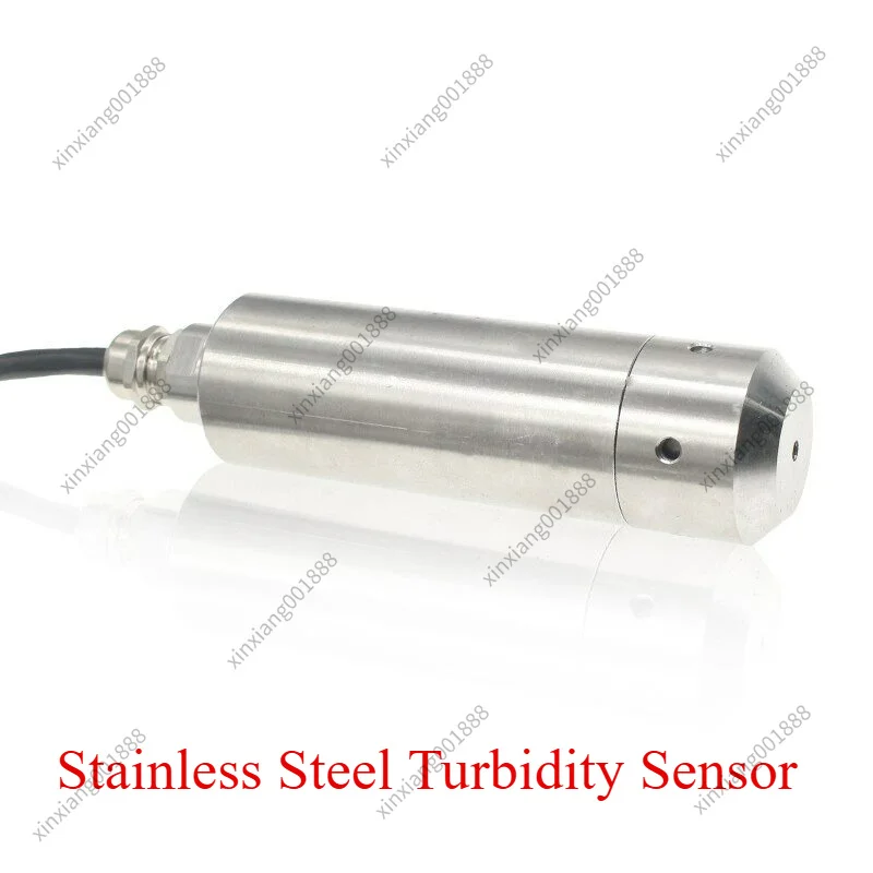 For RS485 Turbidity Transmitter Stainless Steel Probe Liquid Sewage Turbidity Sensor Water Quality Monitoring Module