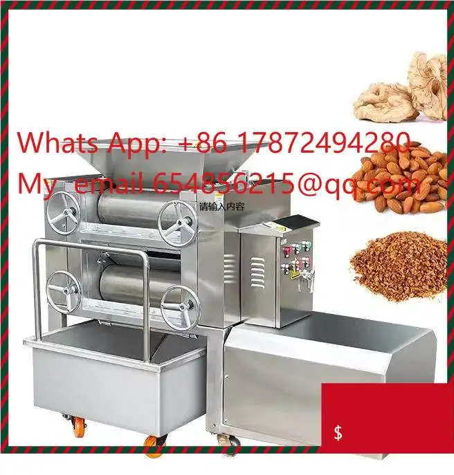 Agriculture Automatic Walnut Almond Cutter Peanut Chopper Nuts Cutting Machine Peanut Crushing Equipment Pulverizer