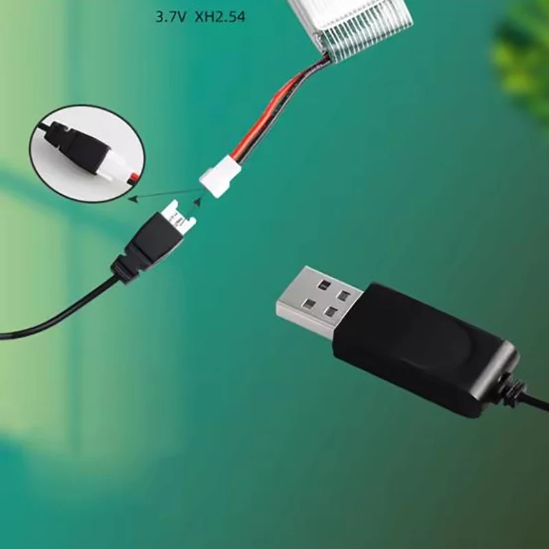 3.7V Lithium Polymer Battery USB Charger For RC Aircraft Model QIDI560 SU57 Mige530 FX620 FX820 F22 Model view 4