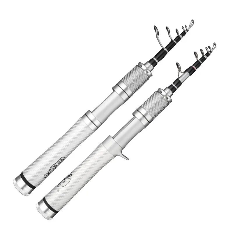 LIZARD Portable mini Lure telescopic carbon and lighterweight Shrinkage length 30cm weight only 98g fishing rod