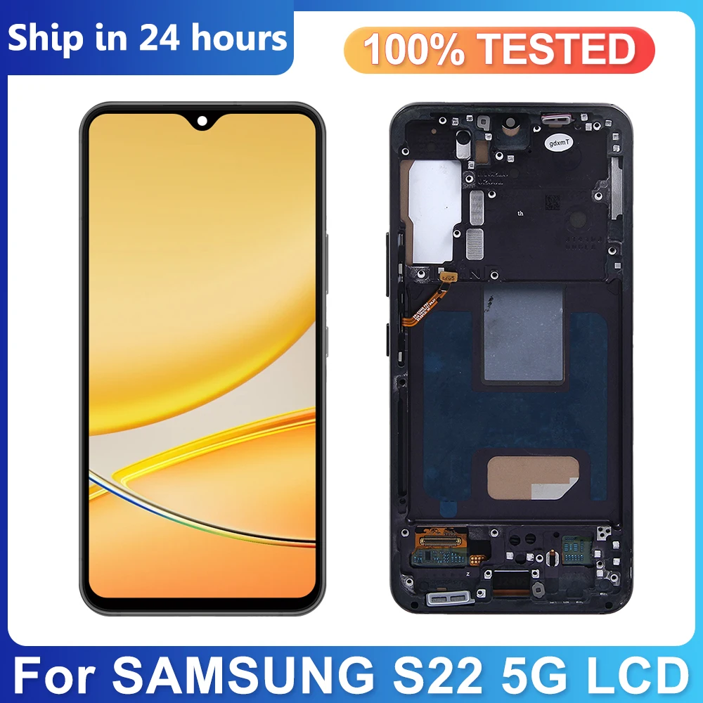 

TFT S22 S901 For Samsung Galaxy S22 5G S901U S901B incell LCD Touch Screen With Frame Digitizer Replacement Display