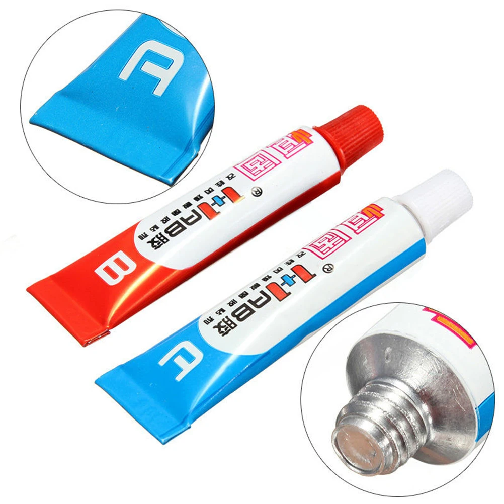 AB Epoxy Glue Strong Adhesive Syringe Cold Weld Plastic Metal Glass Rubber