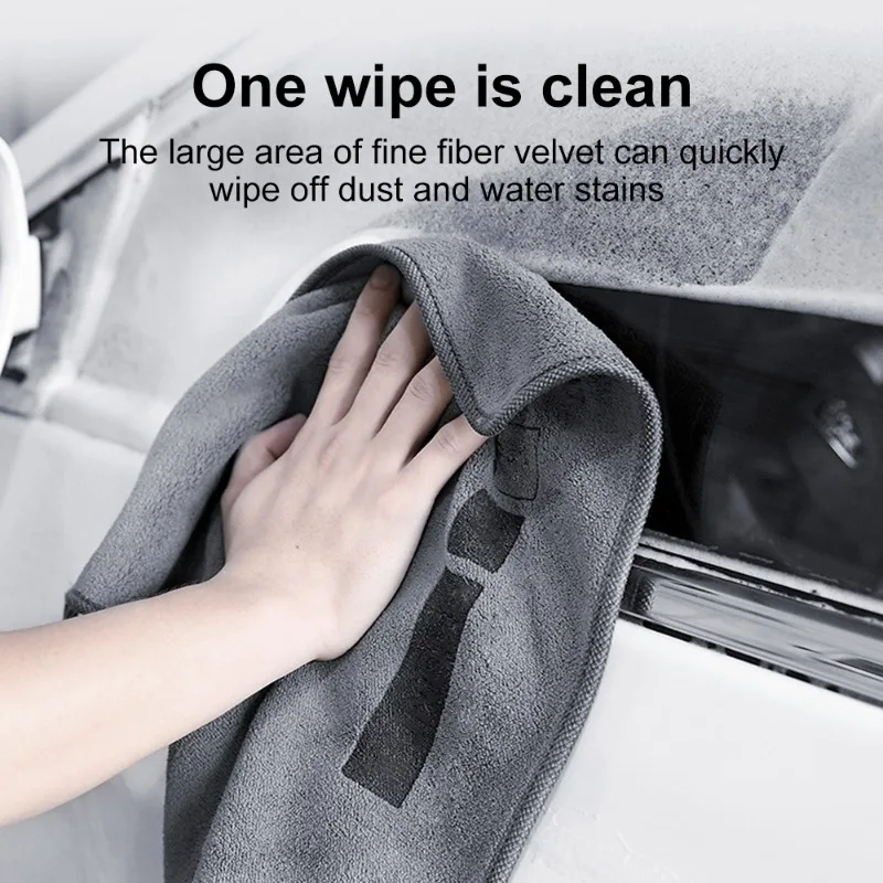 High-End Microfiber Car Wash Toalha, Limpeza Universal, Pano de Secagem, Auto Cuidados com o Corpo, Lavagem Wipe Rag, 30 cm, 40 cm, 60cm