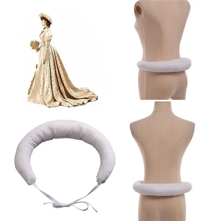 Bustle Pannier Elizabethan Pannier White Pad Hanover Bustle Medieval Ball Gown Crinoline Bum Roll Underskirt Petticoat