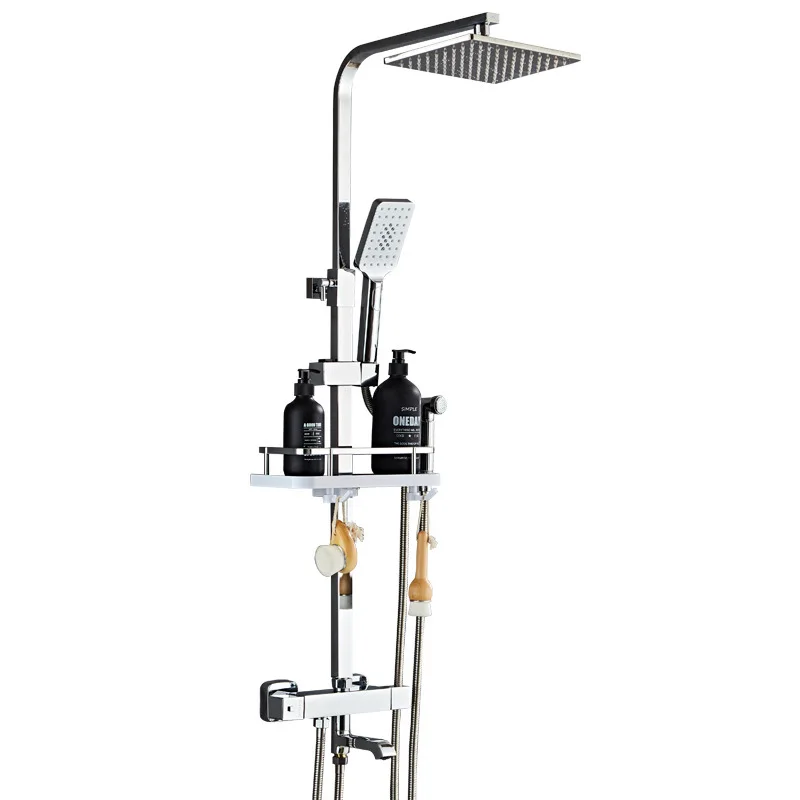 

#For Shower set All copper constant temperature hot and cold household bath pressurized bathroom bath wall-mounted bathroom