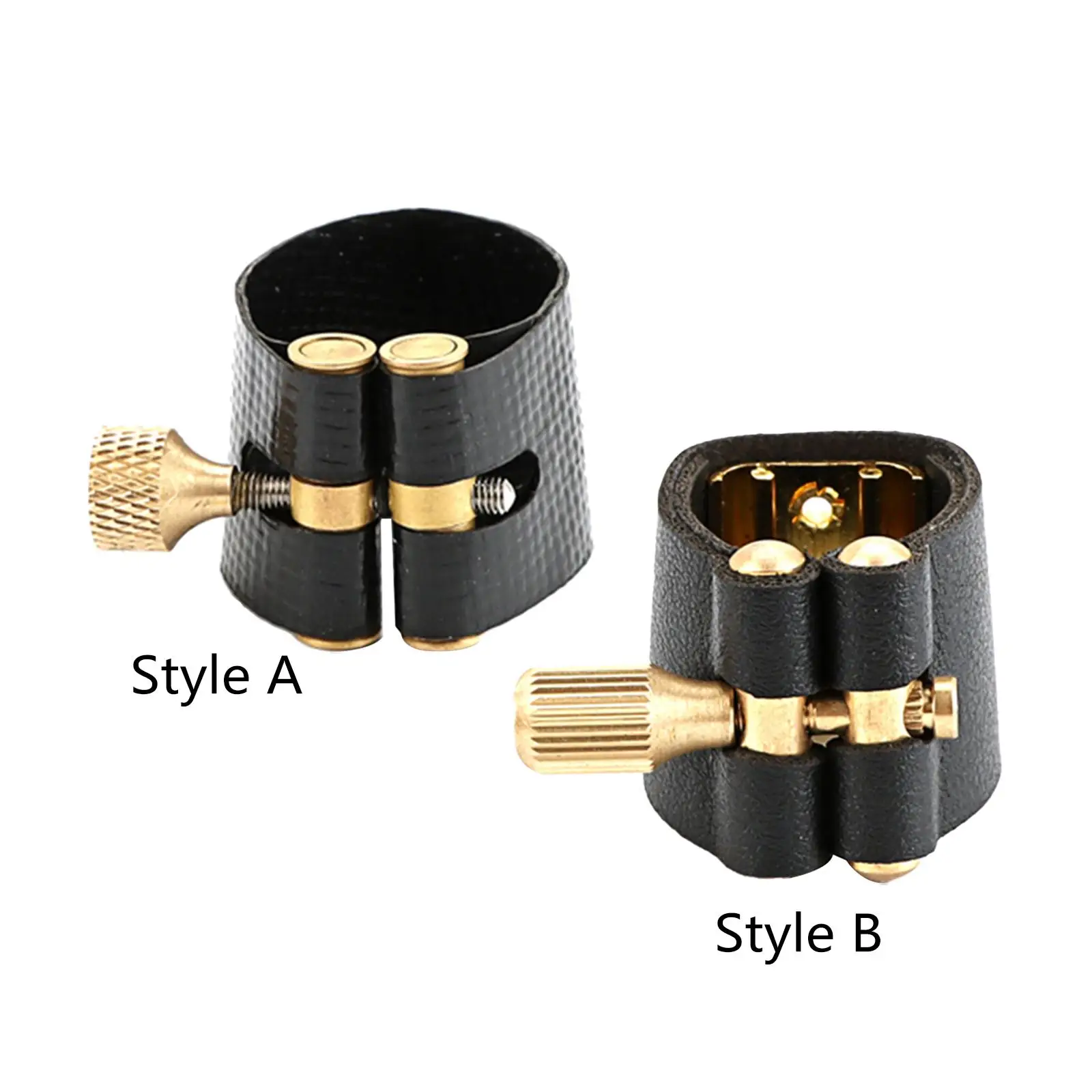 Alto Sax Artificial Leather Ligature Fastener for Sax, Clarinet ,Saxophone Accessory