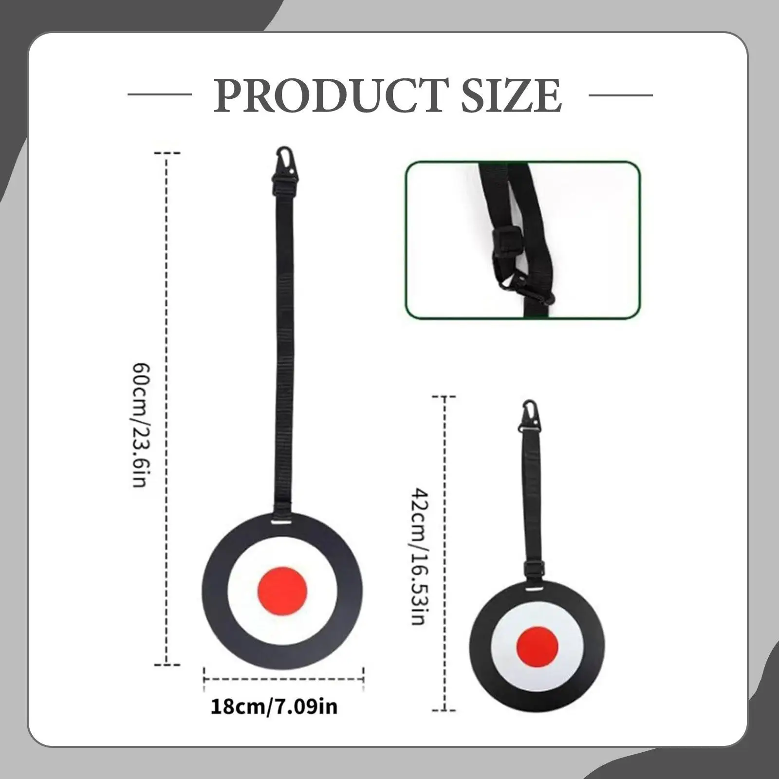 サッカーゴールターゲット、トレーニング器具練習用サッカーターゲット調節可能なストラップ、バックル付き、中庭ホッケーギムスポーツ用