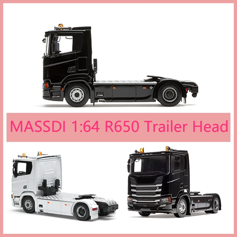 

MASSDI 1:64 R650 Trailer Head Alloy Car Model Ornament Souvenir Display Collection Hobby Gift
