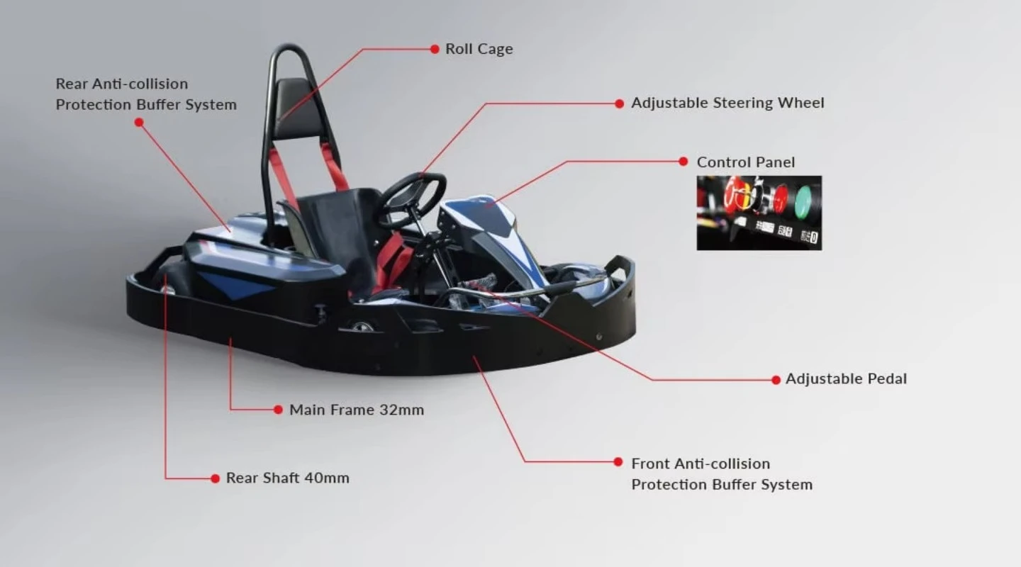 Factory Direct Sales of Multiple Models of Go-kart Children's Version Adult Version  Color Optional Electric Go Kart
