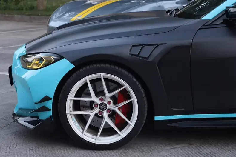 

Factory Price Dry Carbon Fiber Front Fender For G80 M3 G82 M4 High Quality Carbon Fiber Body Kit Carbon Fiber Body Kit