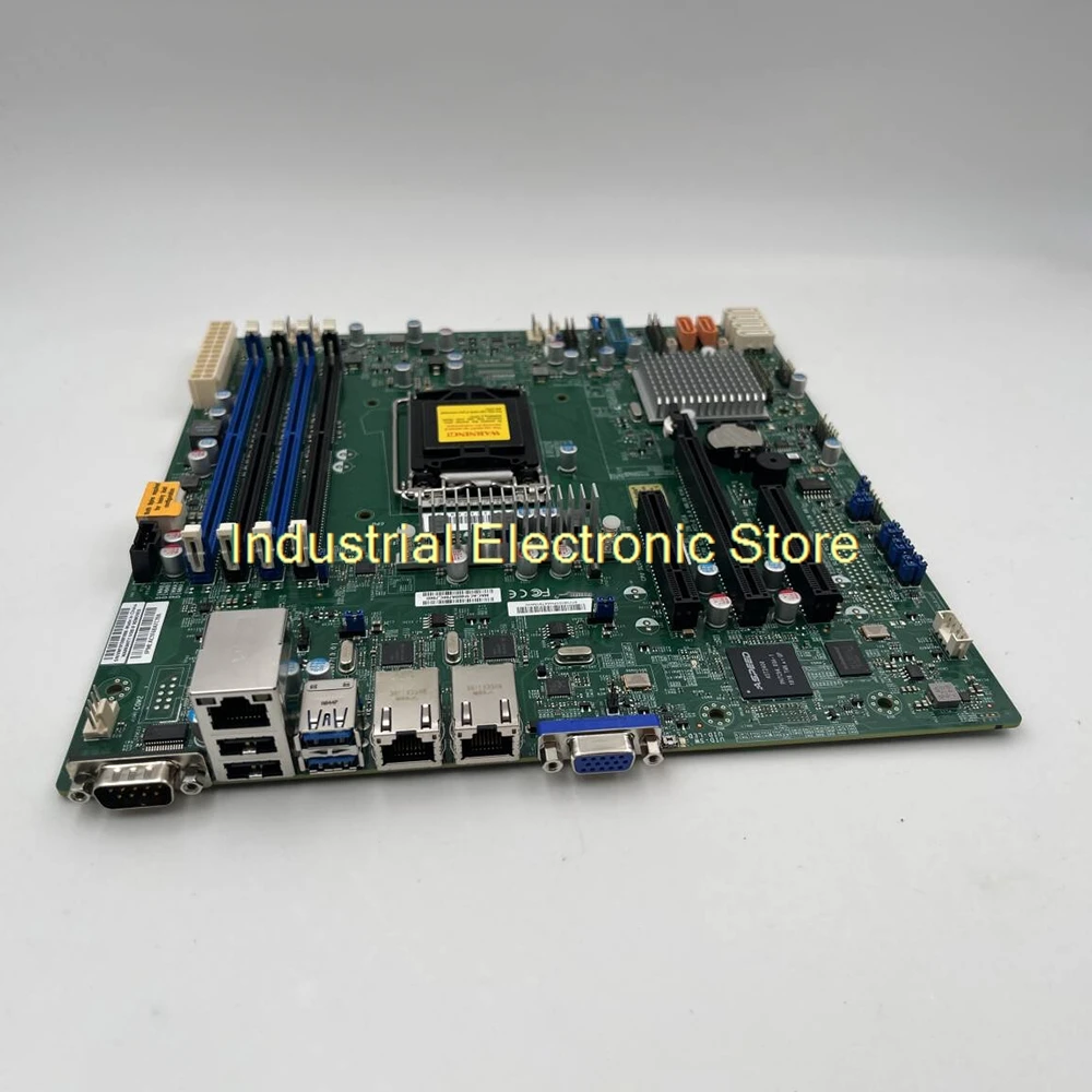 

Original For Supermicro LGA 1151 single channel server motherboard C232 E3-v5/6 dual network port X11SSL-F