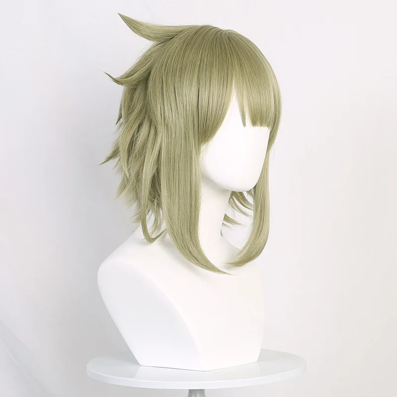 Peruca cosplay de bruxa de mercúrio Ilen Kales especialmente feita cor verde peruca cosplay de anime