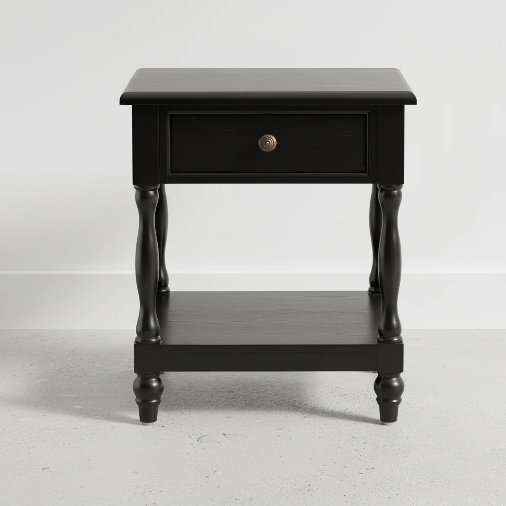 Modern Luxury Solid Oak Wood Sofa Side Table Durable Handmade Accent Table Indoor Living Room Furniture