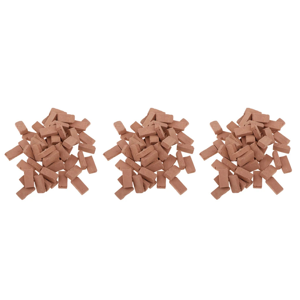 

150Pcs Red Bricks Model :16 for Table Diorama Architecture 17x9mm