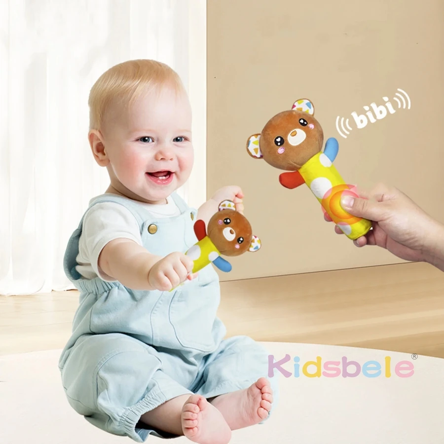 Baby Rustgevende BB Stick Babypop genaamd Stick Hand genaamd Fopspeenpop Vroeg onderwijs knuffel