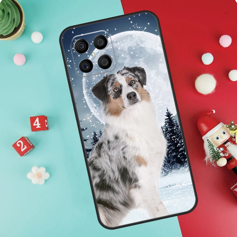 Australian Shepherd Dog Case For Huawei P20 P30 P40 Lite P50 Pro Nova 5T P Smart 2021 For Honor X8 X7 X9 50 70