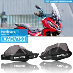 For Honda XADV X-ADV 750 X ADV 750 XADV750 Motorcycle Black Hand Guards Brake Clutch Levers Protector Handguard Shield With logo