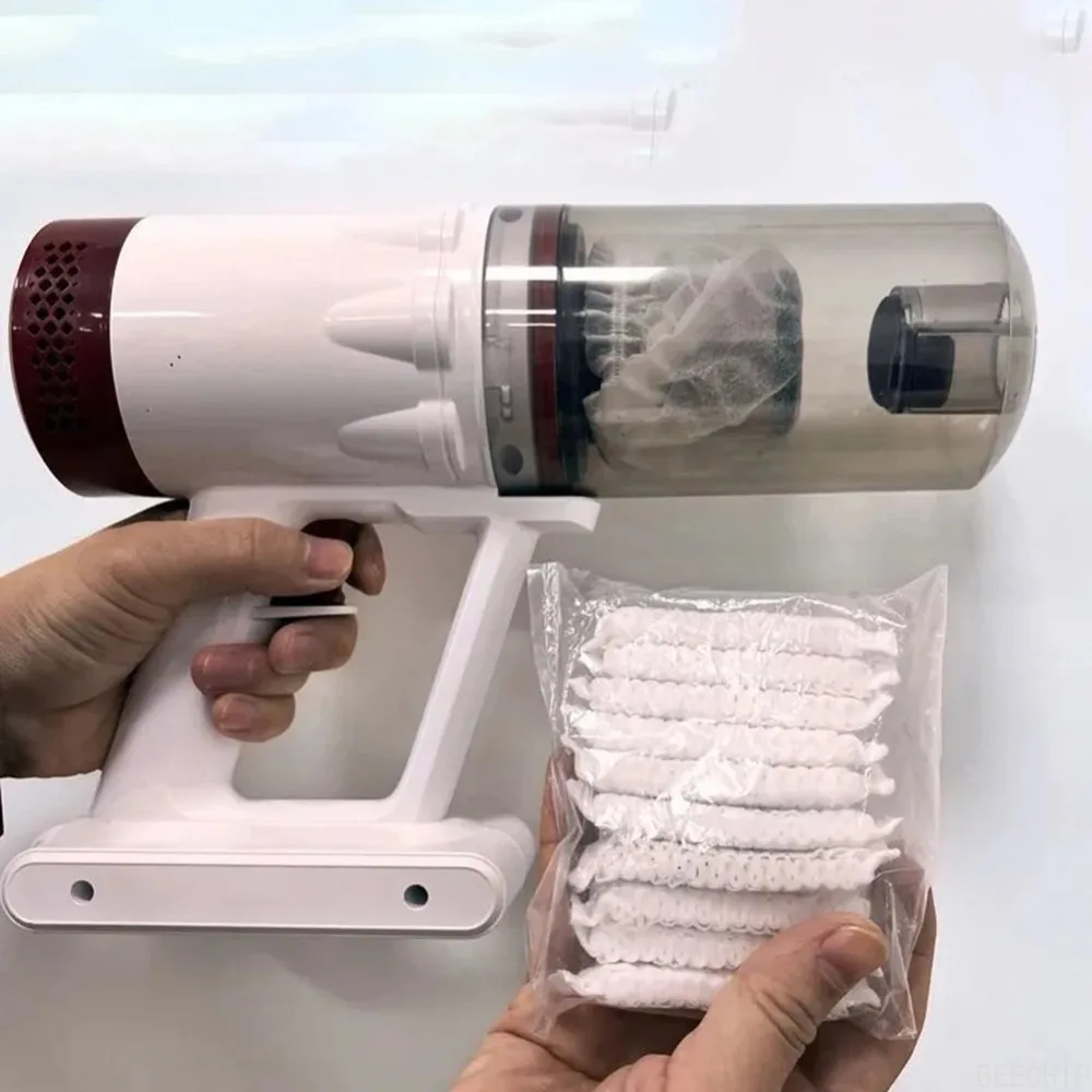 100pcs Vacuum Cleaner Filter Mesh Protective Cover Nonwoven Fabric For Vacuum Cleaner Non-woven Fabric Filter Mesh Spare Parts image 4