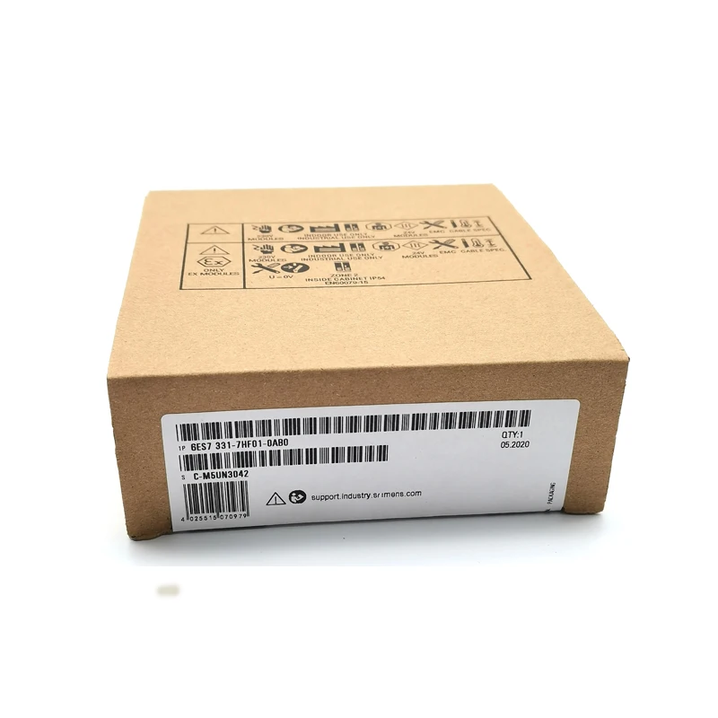 Controlador PLC 6ES7331-7HF01-0AB0 6ES73317HF010AB0 S7300 Novo estoque original em estoque Controlador de programação Plc