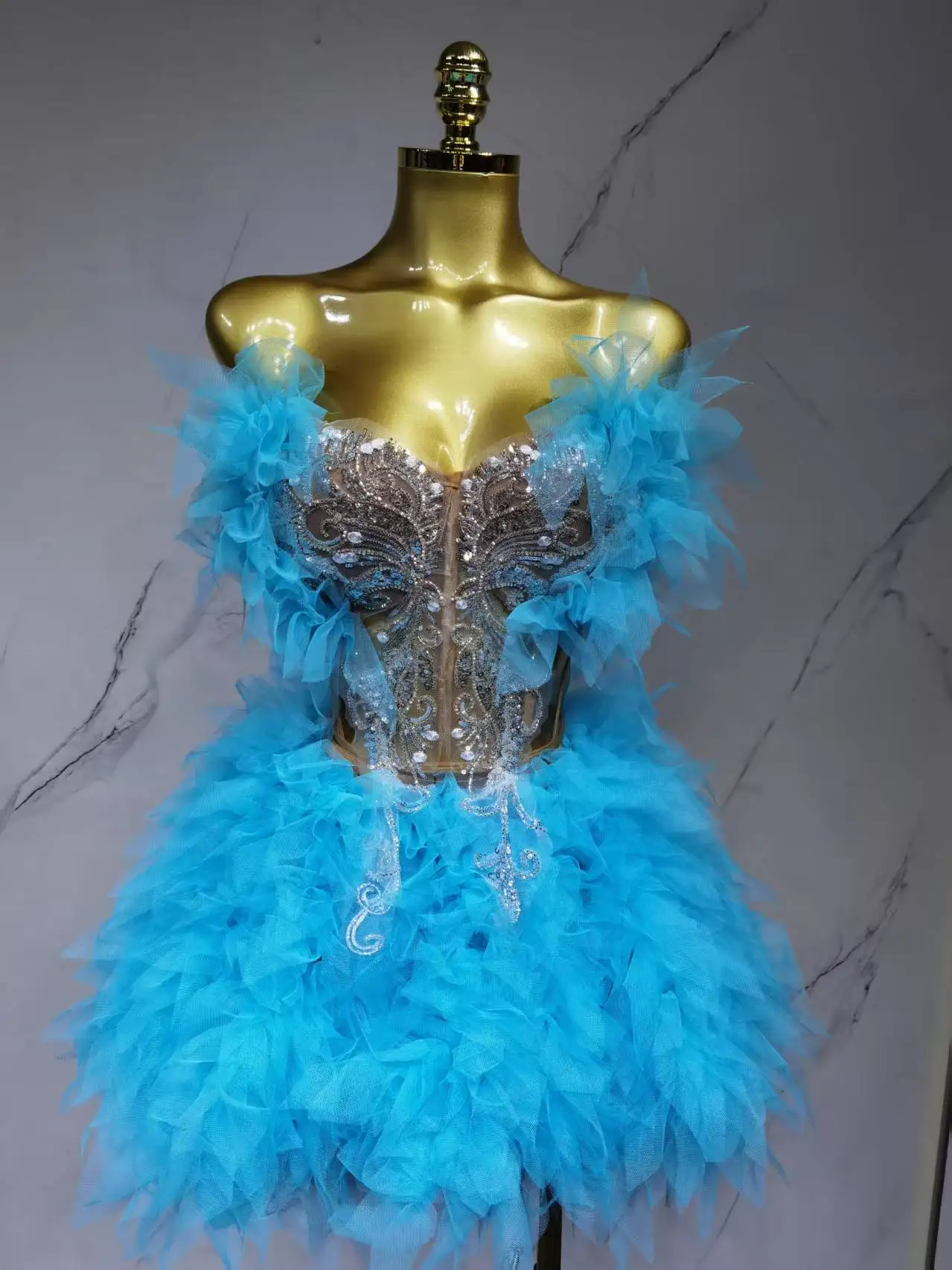 

Сексуальное сценическое платье для выступлений в ночных клубах, для диджеев, певцов, моделей, GOGO-танцовщиц, для мероприятий и вечеринок, сценический костюм