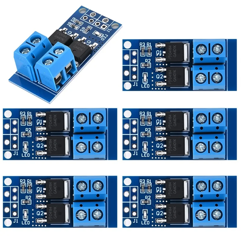A33T-6PCS Dual High-Power Trigger Switch MOSFET Drive Module Motor Speed Controller 0-20Khz PWM Aanpassing DC 5V-36V 400W,15A
