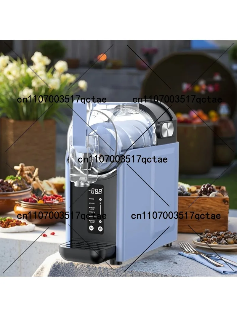 Portable Stainless Steel Mini Ice Cream Maker Machine, Automatic Soft Serve Home Dessert Maker