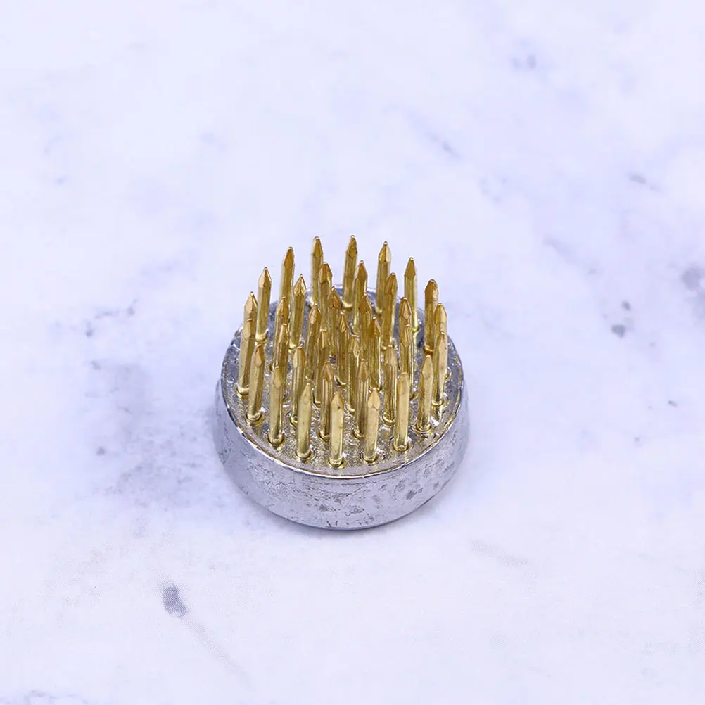 

3 pcs Flower Pin Holder Dense Needle Design Premium Material Flower Arrangement Base For Artificial Flowers Floral Arrangement