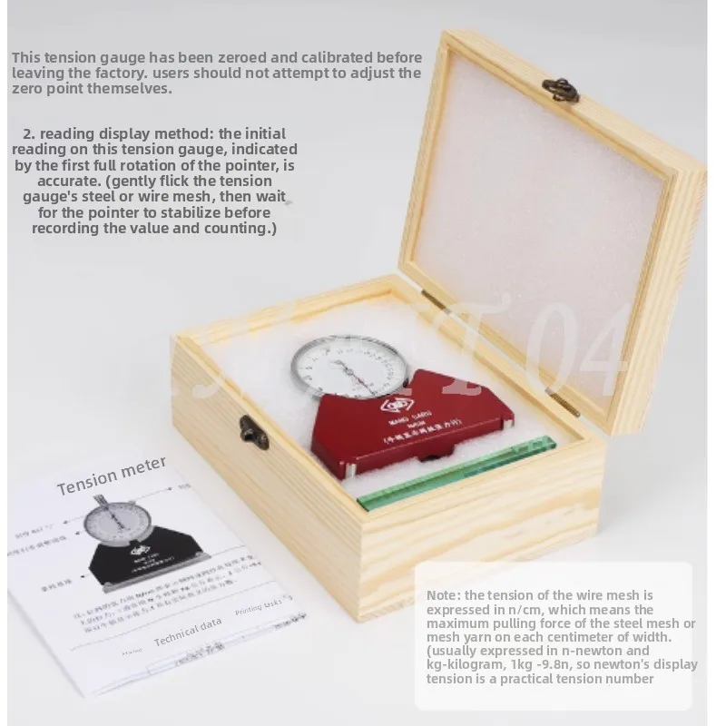 

High Precision New Silk Screen Steel Mesh Tensiometer - Tension Measuring Gauge for Screen Printing