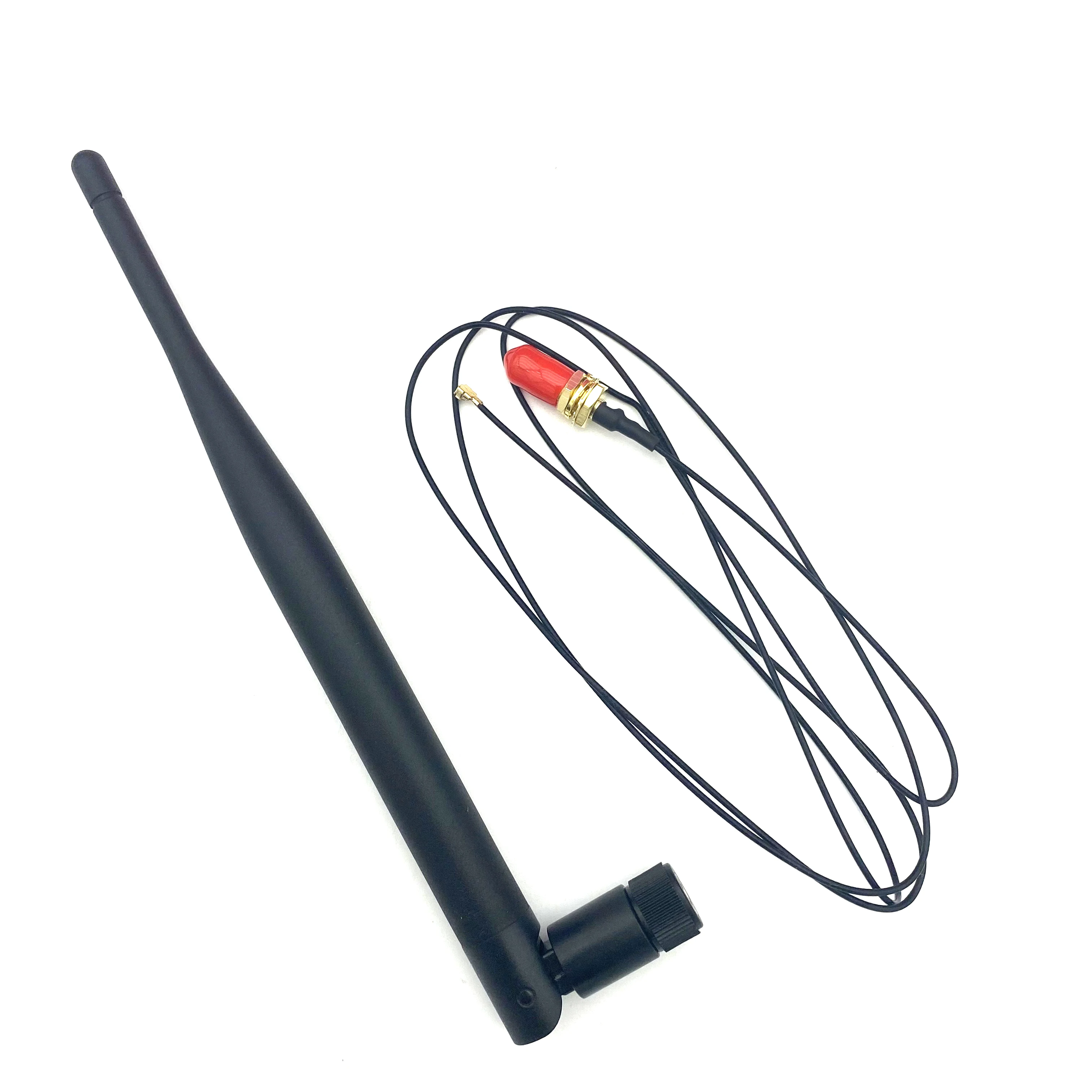 2.4G 5DB Antena Stik Lem Frekuensi Ganda Wifi Udara SMA Antena Router Nirkabel Pria Penguat Amplifier Wi Fi untuk Router