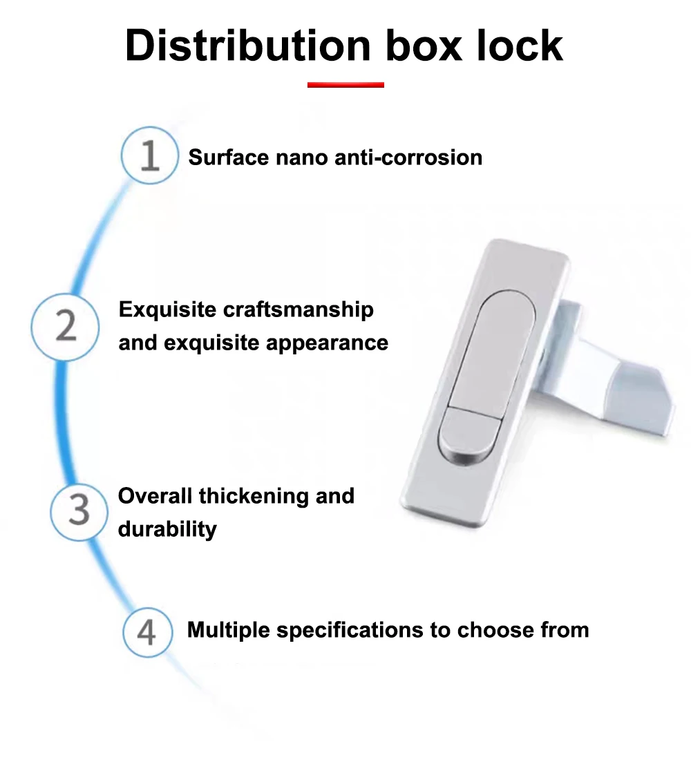 Bouncy Polka Dot Button Lock-Vorrichtung Sicherheitsschloss für Feuerschutzschränke, Türen von Elektroschränken, Verteilerkästen, Laserschränke. – Detail 2