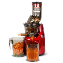 AJM-400 250w Big Mouth Cold Press juicer machines commercial slow juicer vegetable and extractor press juicer