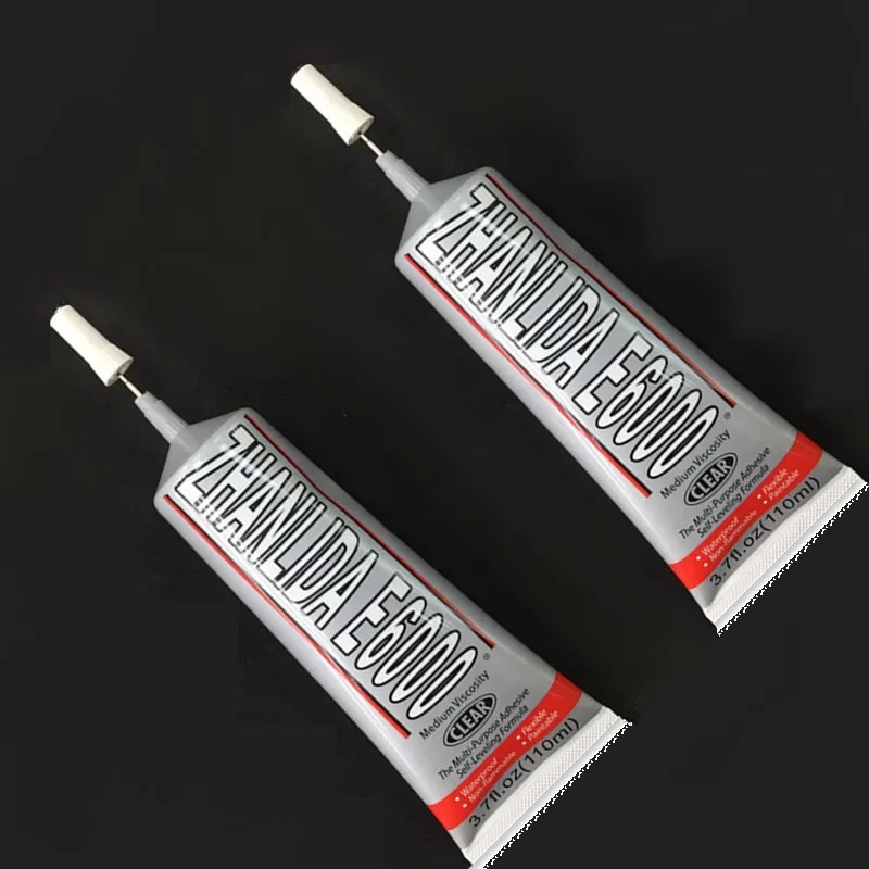 2pcs ZLD E6000 110ml Multipurpose Industrial Adhesive Jewelry Crafts Crystal Rhinestone Cloth DIY Phone Screen Glass Liquid Glue