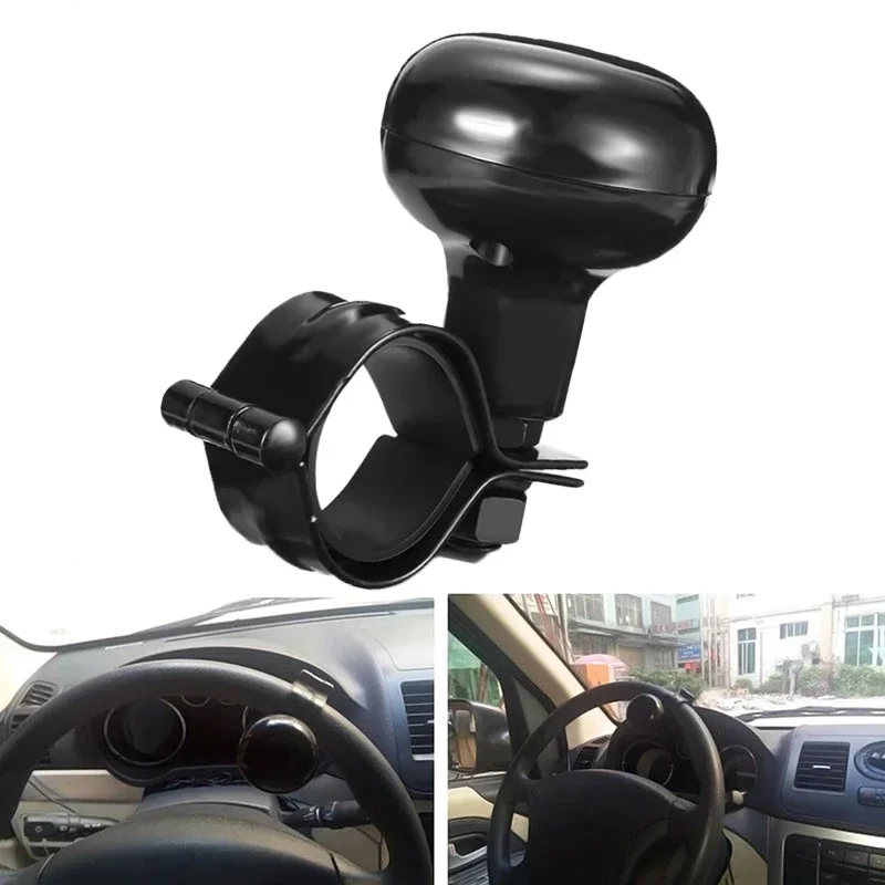 

Universal Truck Heavy Car Duty Anti Slip Steering Wheel Cover Spinner Knob Handle Booster Grip Protective Auxiliary Ball Safe