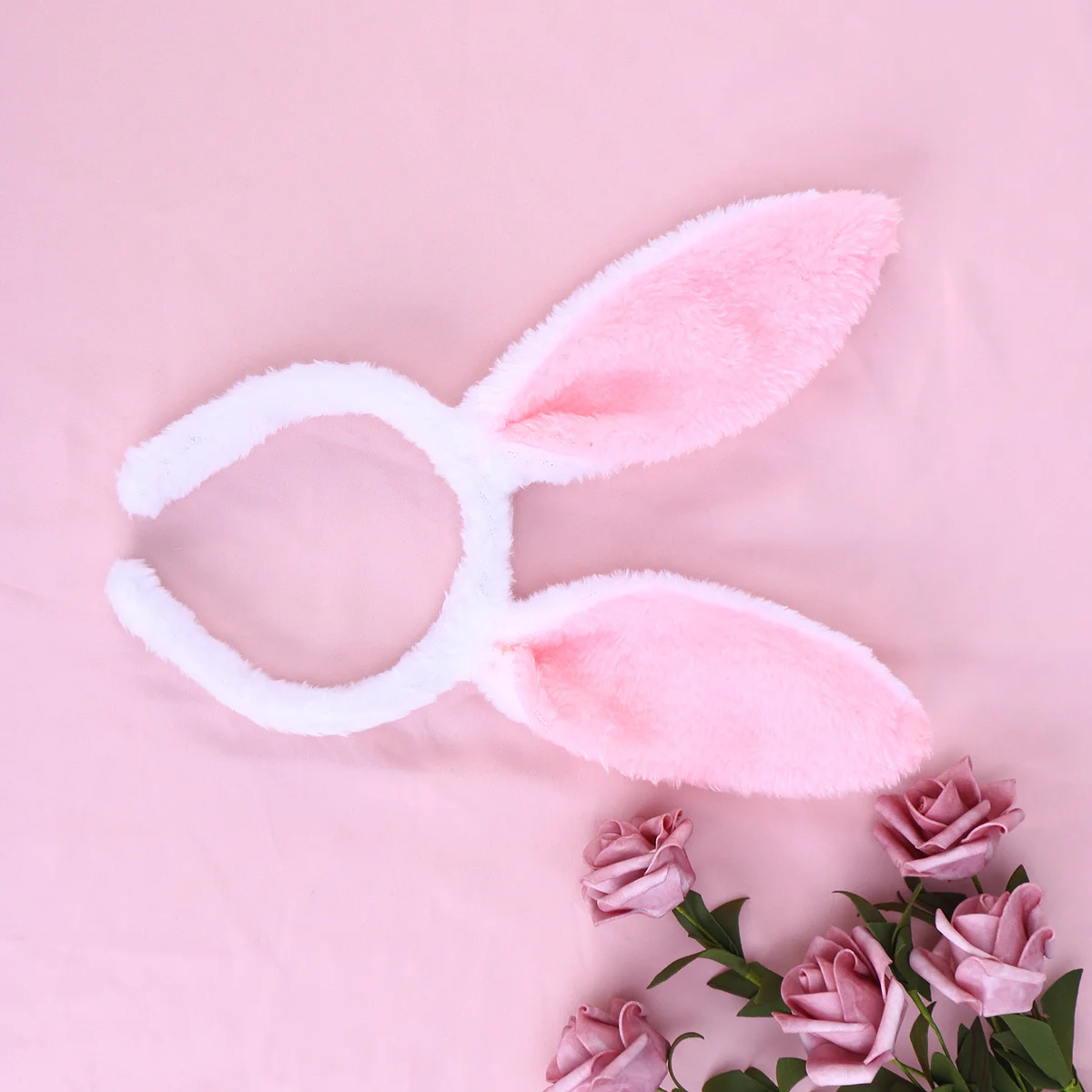 Hair Bands Rabbit Ears Headband Accessory Bunny Small Animals Plush Hairbands White Miss