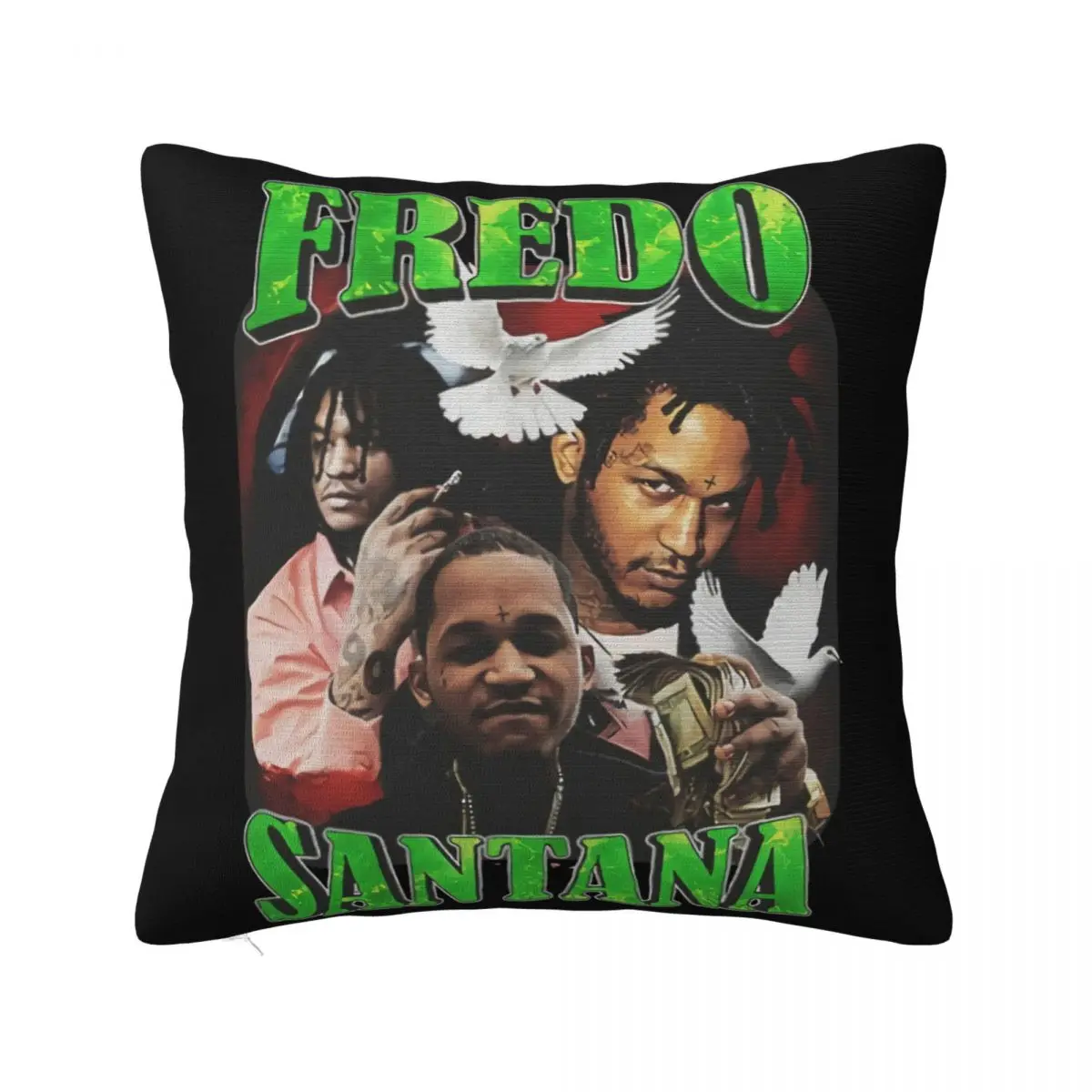 New 6299 Fredo Santanat Size Grose S 5Xl Funny Holiday Logo More Colors Fashion Western Style Simple Pillow Case