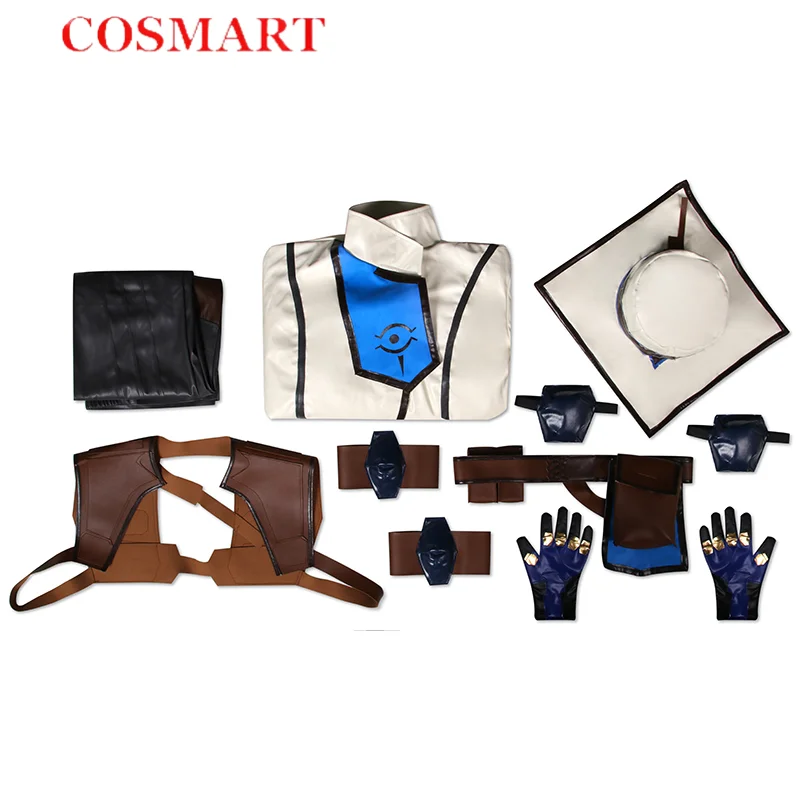 COSMART Valorant Cypher Security Guard Cosplay Costume Cos Game Anime Party Uniform Hallowen Play Role Clothes Clothing