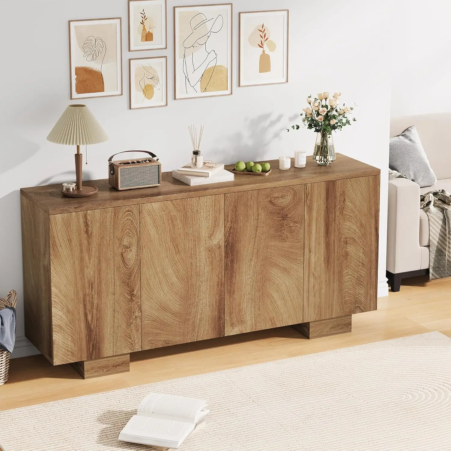 TV Stand and Buffet Color Match? The 60/40 Rule for Open Floor Plans