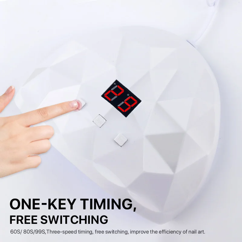 Yikoolin Nagel Droger Uv Led Nail Professionele Uithardingslamp Voor Gel Nagellak Nagels Kunst Accessoires Voor Thuissalon