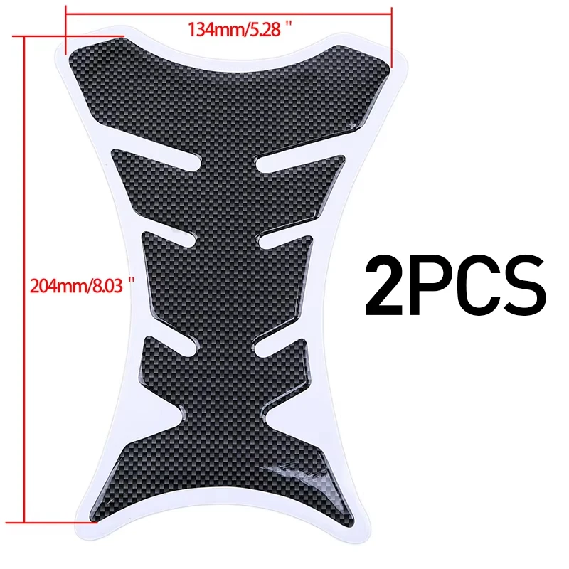 Universeller Motorrad-Tankpad aus Kohlefaser, Tankschutz, Rennsticker für HONDA SUZUKI YAMAHA Kawasaki KTM Hayabusa