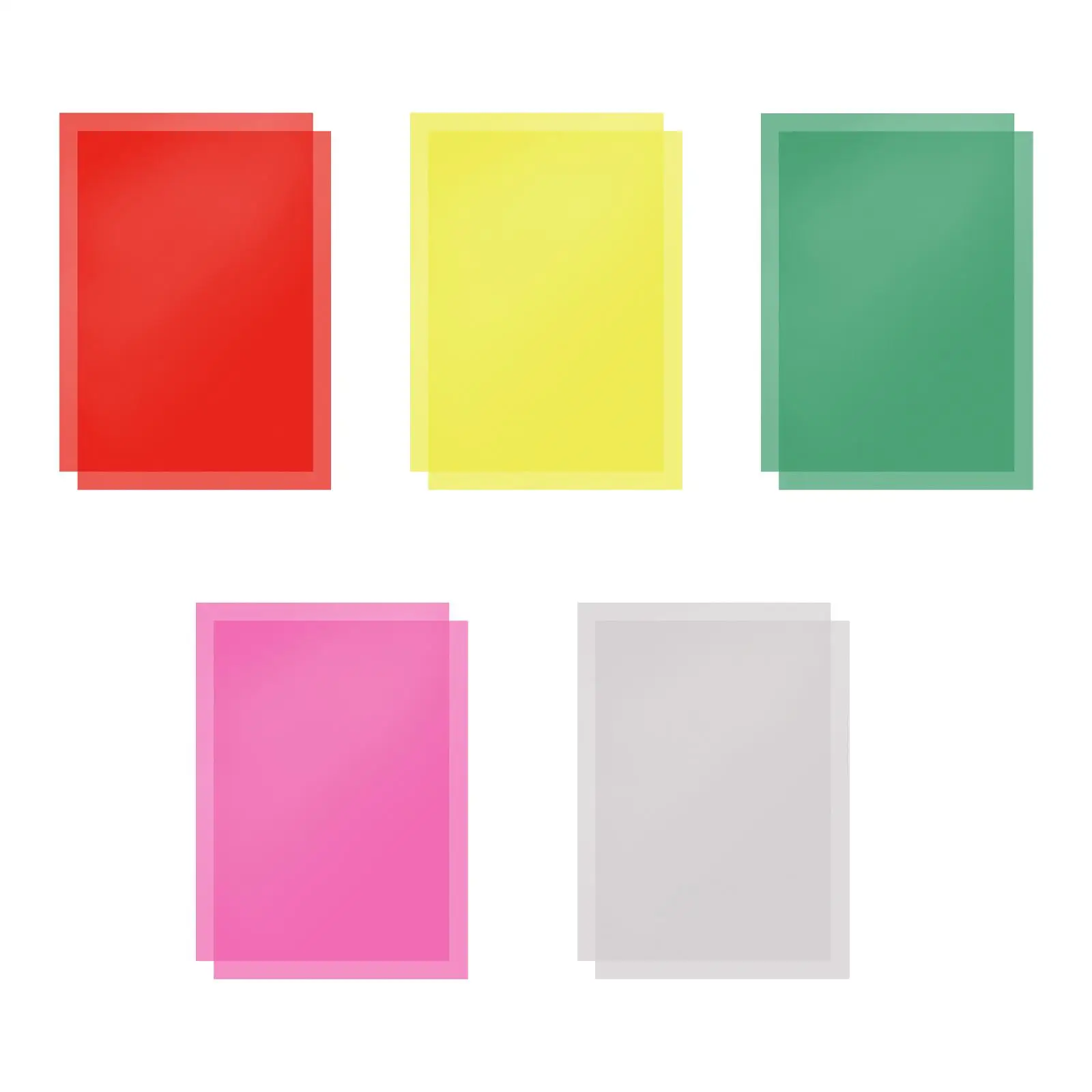 写真スタジオのステージ照明ヘッドライト用PVC半透明シートPVCシート2枚