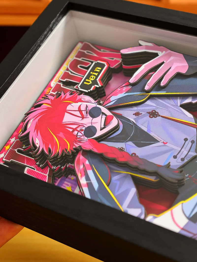 Hot Sales Anime Link Klik 3D Handgemaakte Kunst Schilderij Ader Cartoon Figuur Verzamel Foto Ornamenten Slaapkamer Decora Fans Kerstcadeaus