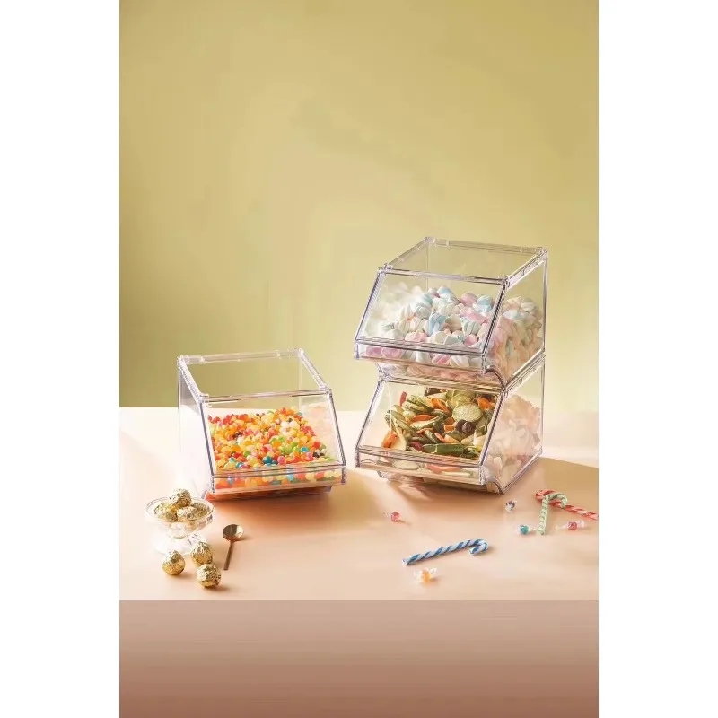 صناديق الحلوى وجبة خفيفة رف عرض الرف الشوكولاته السائبة الغذاء الحلوى عرض الرف المكسرات الحلوى عرض صناديق الوقوف للتسوق #6