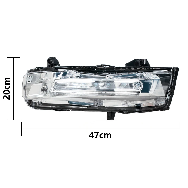 For Ford Mustang 2018 2019 2020 European Version  Car Front Fog lights DRL Fog Lamp Turn Signal Light Headlights Car Accessories