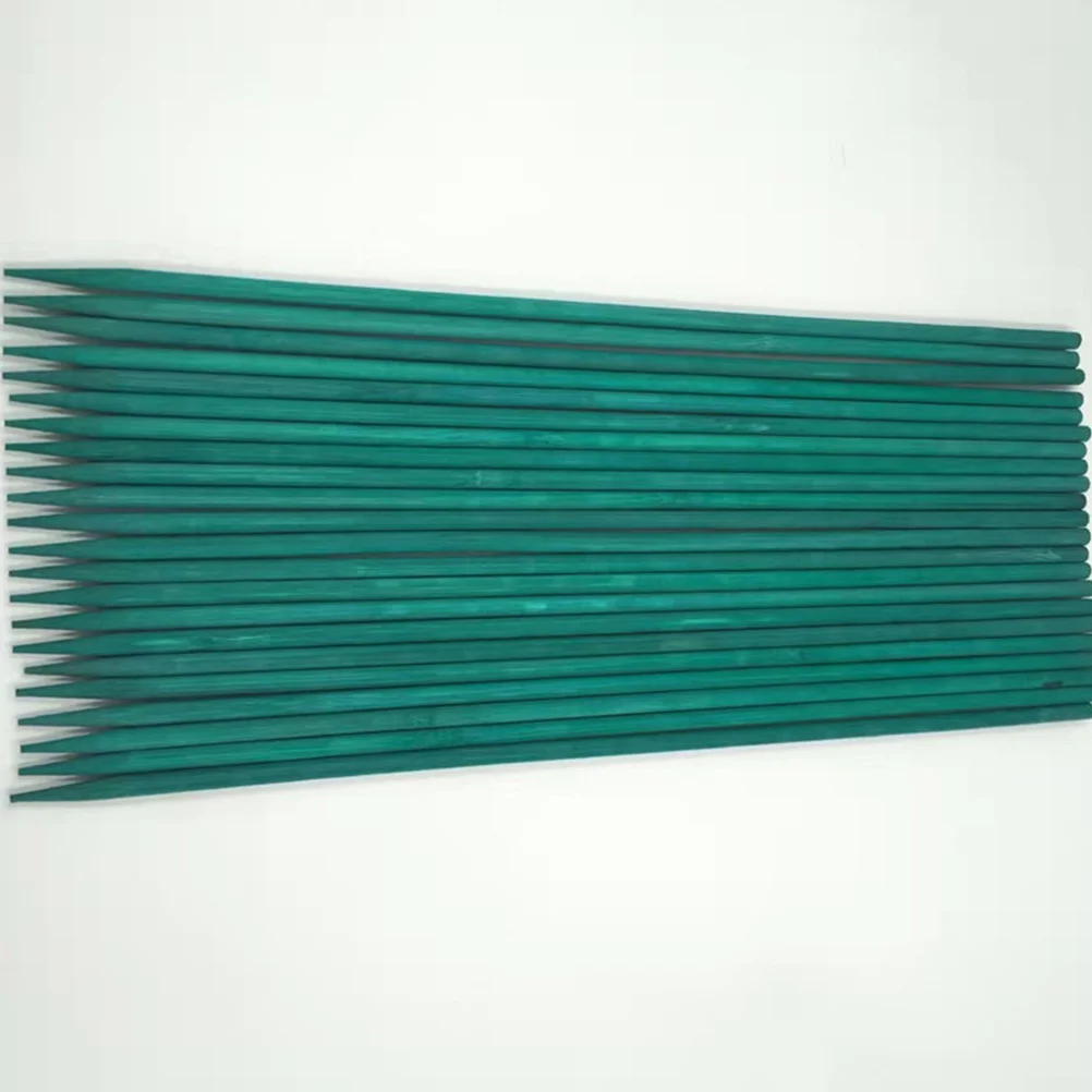 

50Pcs Bamboo Plant Stakes Reusable Supports for Tomatoes Peppers Flowers Vegetables Gardening Bamboo Stakes Plant Stake