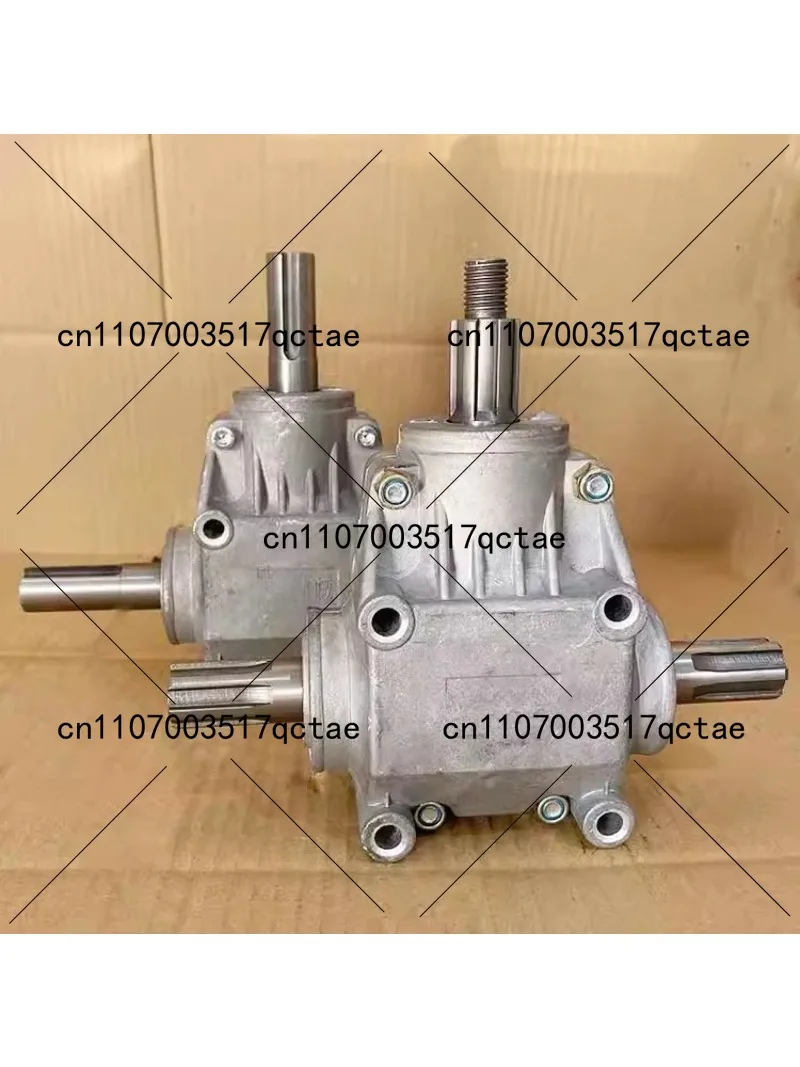T-shaped Reinforced 1:1 Right-angle Gear Reducer/4-mode Gear Box/Steering Box/Commutator/90 Degree Angle Detector/Guide Box view 4