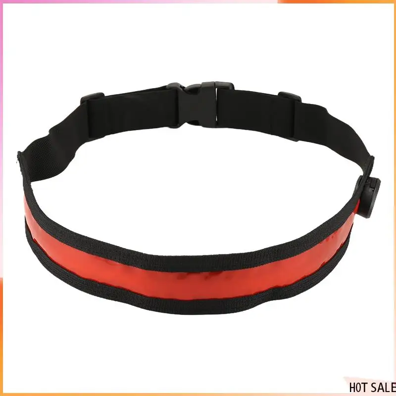 

B72A Night Running Waterproof Warning Light Rechargeable LED Reflective Belt Reflective Running Gear,Cycling Waist Belt