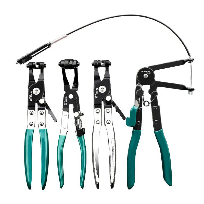 hit productStraight Throat Pipe Bundle Wrench Car Repair Pipe Pliers Tool Bendable Car Water Pipe Clamp Pliers